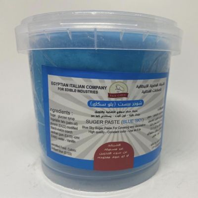 sky blue sugar paste 450 gram