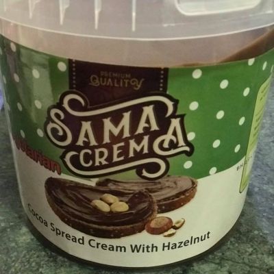 sama cream chocolate spread 1 with hazelnut