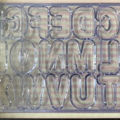 checolate mold ABC